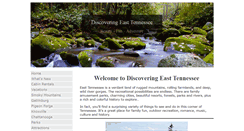 Desktop Screenshot of discovering-east-tennessee.com